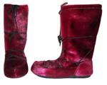 snow boots pink 